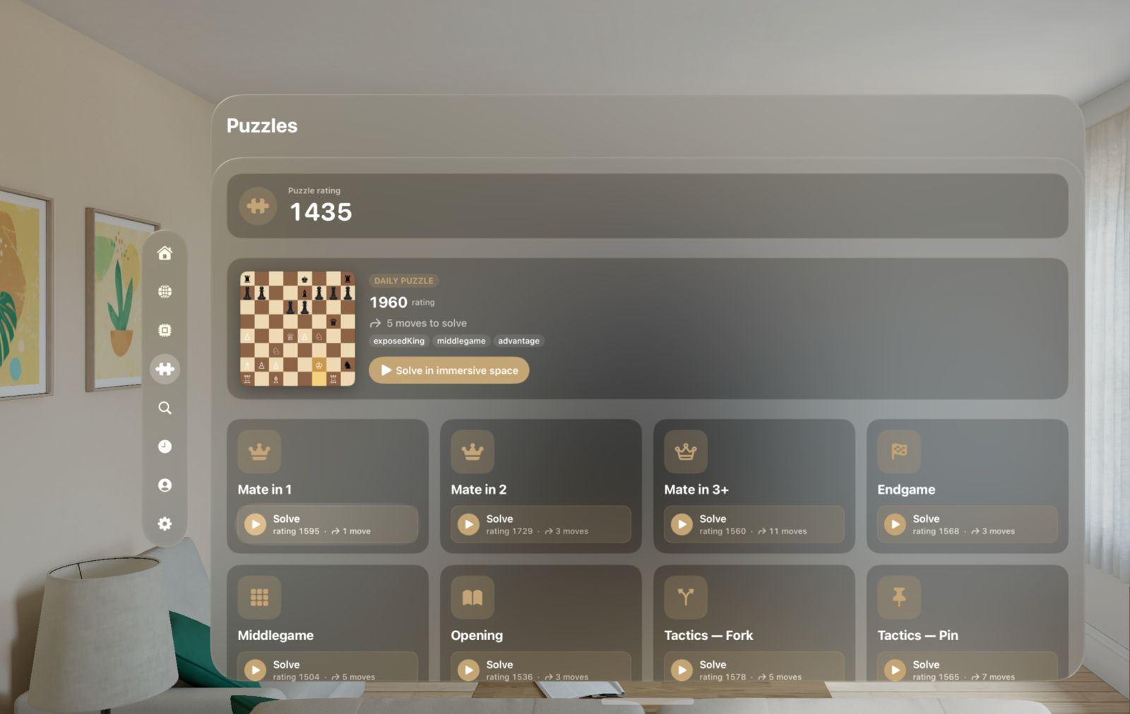 Chess+ puzzles and training