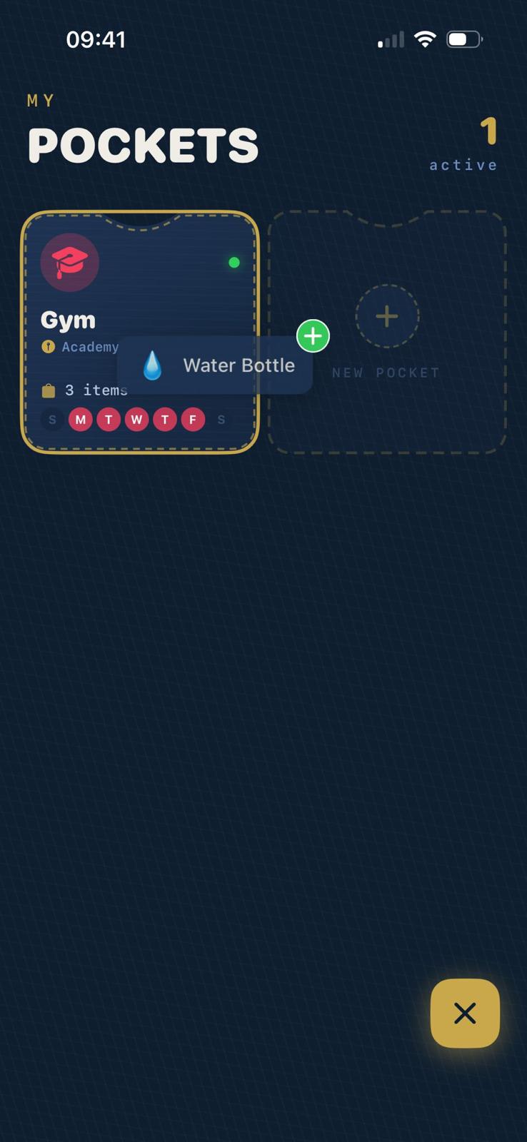 Pockets — my pockets overview